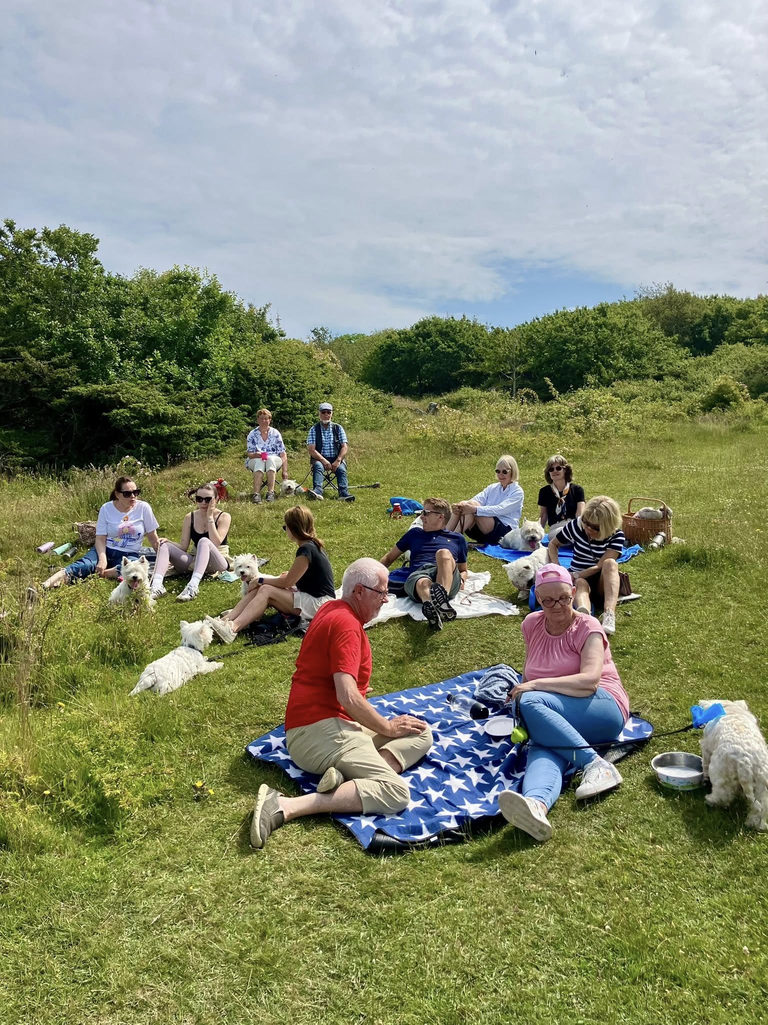 Westiepromenad i Hovs Hallar, Båstad